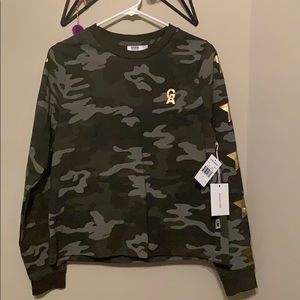Good American Camouflage Skater Tee